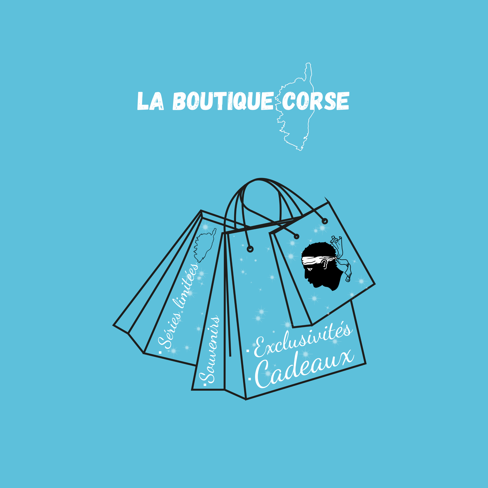 Autocollant Corse tête de Maure