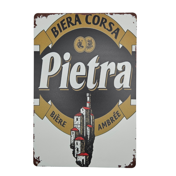 Plaque métallique Pietra - Corse