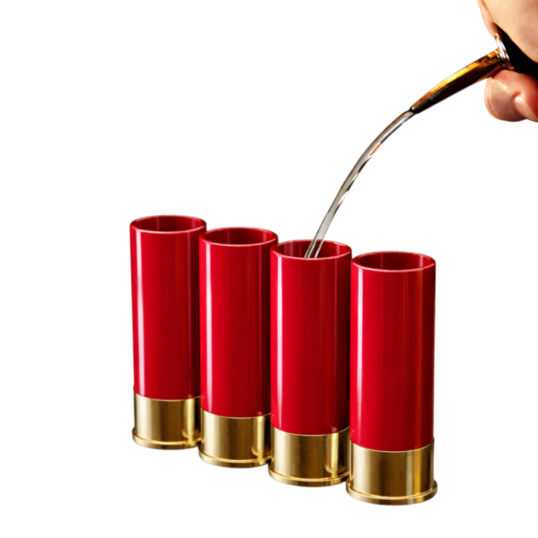 Lot de 4 verres à digestif édition douille