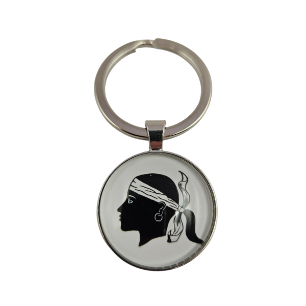 Porte clés corse version femme