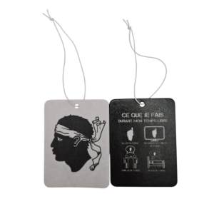 Désodorisant voiture double face senteur lavande