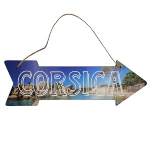 Pancarte flèche Corsica Palombaggia