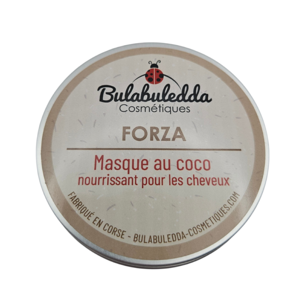 2026/03/1000104054.png Forza, masque cheveux nourrissant à l'huile de coco et à la Zilia. Fabriqué en Corse 150 ml