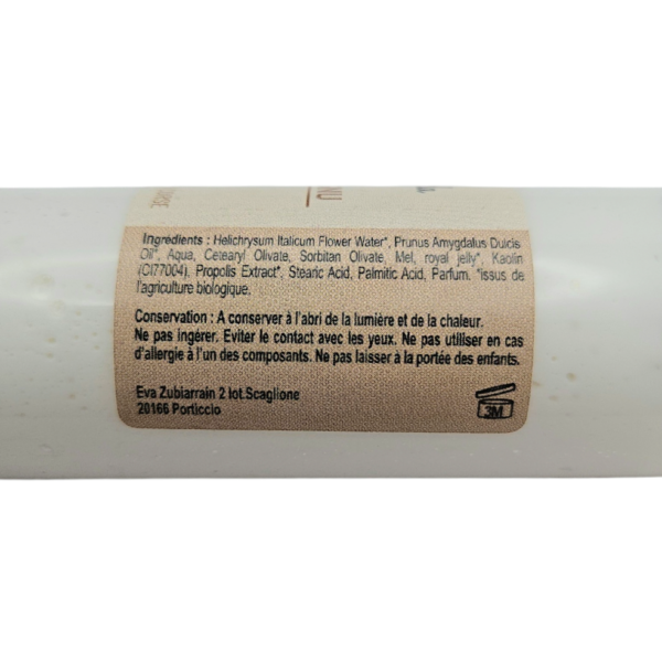 Tisoru di bugnu, crème visage jour et nuit à l'hydrolat d'immortelle corse . Fabriquée en Corse.  50 ml