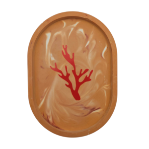 2026/03/1000144094.png Pièce unique. Vide poche motif corail. Création artisanale corse.