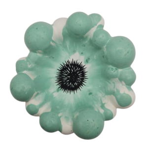 2026/03/1000144104.png Pièce unique. Vide poche/cendrier motif oursin. Création artisanale corse.