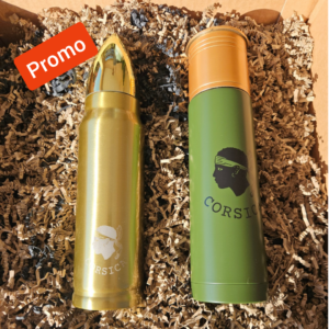 "Promo" Box Duo thermos corsica cartouche et balle dorée 45€ au lieu de 49.8€