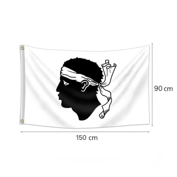 Drapeau corse grand modèle