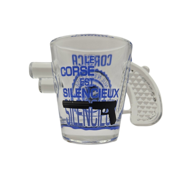 Duo verres digestifs humoristiques corses