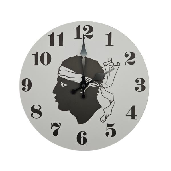 Horloge corse tête de Maure