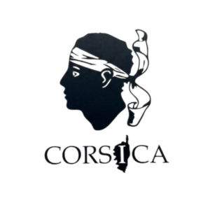 Autocollant Corsica + tête de Maure