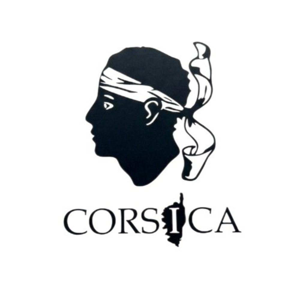 Autocollant Corsica + tête de Maure