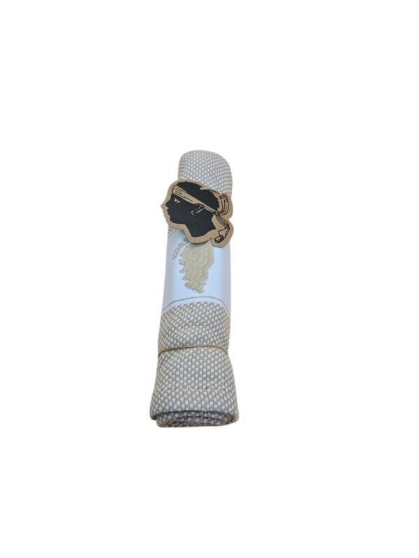 2026/07/1000116154.jpg Lot de 3 torchons de cuisine Corsica rouge, beige et gris