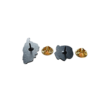 Lot de 2 pin's: Tête de Maure et Corse