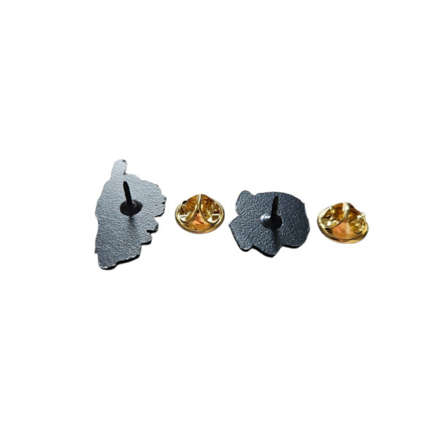 Lot de 2 pin's: Tête de Maure et Corse