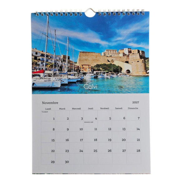 Le Calendrier de la Corse 2027