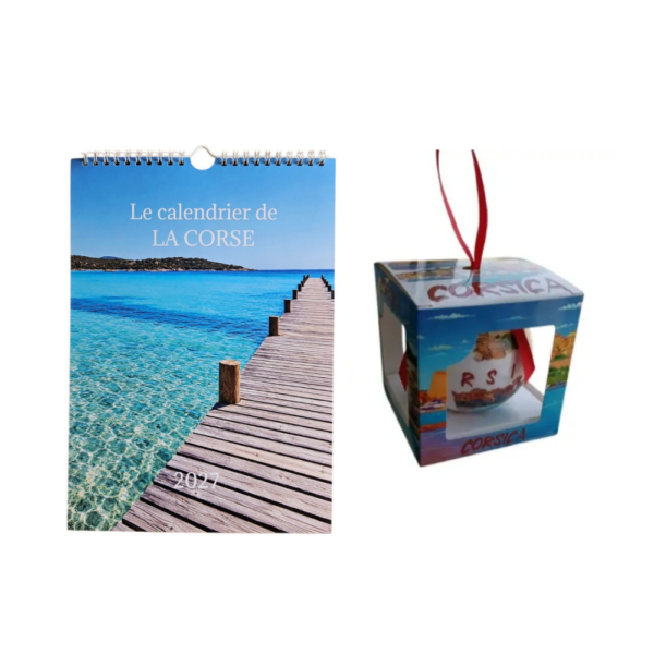 Le Calendrier de la Corse 2027 + La boule de Noël Corse